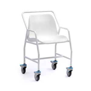 Hallaton Mobile Shower Chair - Fixed Height, 4 Brakes - Humber Mobility Centre