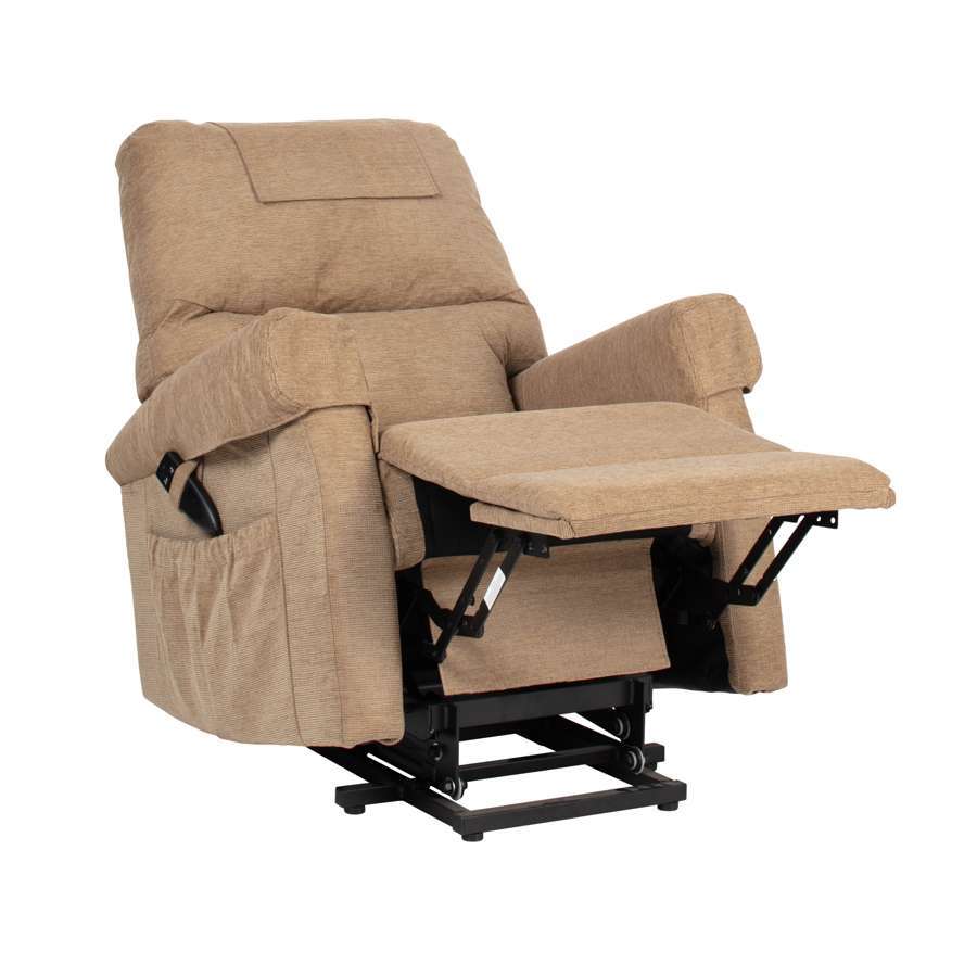 Ohio Single Motor Riser Recliner in Caramel - Humber Mobility Centre