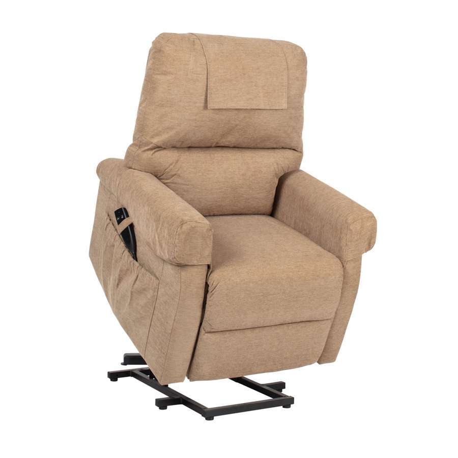 Ohio Single Motor Riser Recliner in Caramel - Humber Mobility Centre