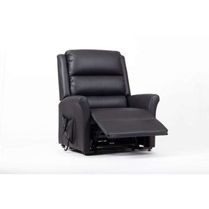 Alaska Extra Large AM-PVC Crib 5 Dual Motor Riser Recliner (Black) - Humber Mobility Centre