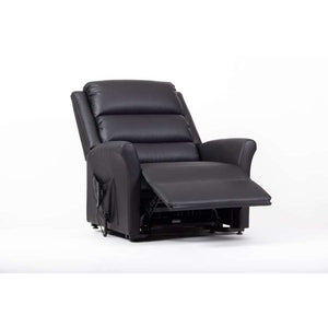 Alaska Extra Large AM-PVC Crib 5 Dual Motor Riser Recliner (Black) - Humber Mobility Centre