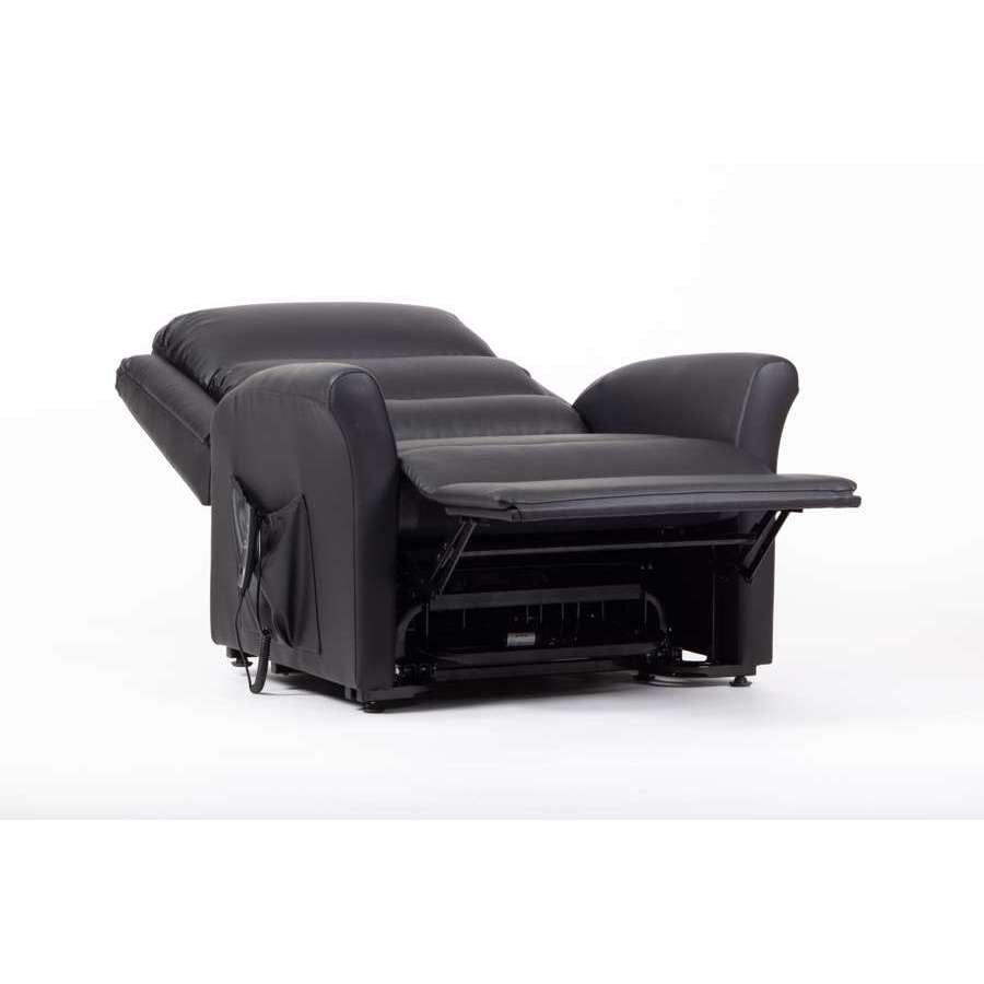Alaska Extra Large AM-PVC Crib 5 Dual Motor Riser Recliner (Black) - Humber Mobility Centre