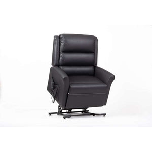 Alaska Extra Large AM-PVC Crib 5 Dual Motor Riser Recliner (Black) - Humber Mobility Centre