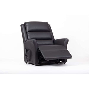 Alaska Extra Large AM-PVC Crib 5 Dual Motor Riser Recliner (Black) - Humber Mobility Centre