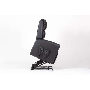 Alaska Extra Large AM-PVC Crib 5 Dual Motor Riser Recliner (Black) - Humber Mobility Centre