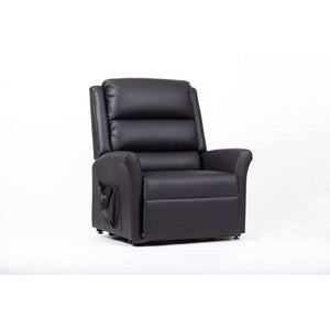 Alaska Extra Large AM-PVC Crib 5 Dual Motor Riser Recliner (Black) - Humber Mobility Centre