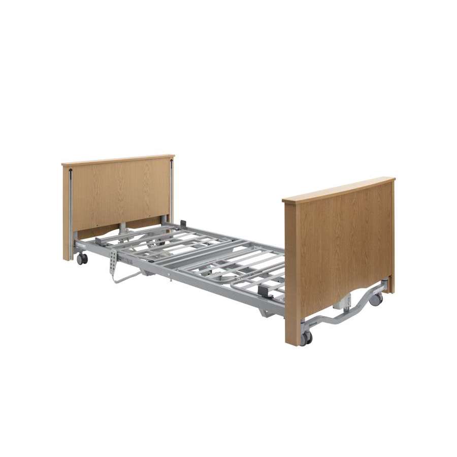 Bradshaw Low Bed in Light Oak without Side Rails - Humber Mobility Centre
