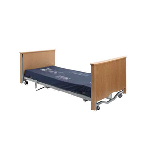 Bradshaw Low Bed in Light Oak without Side Rails - Humber Mobility Centre