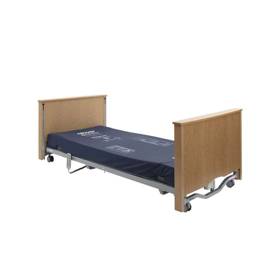 Bradshaw Low Bed in Light Oak without Side Rails - Humber Mobility Centre