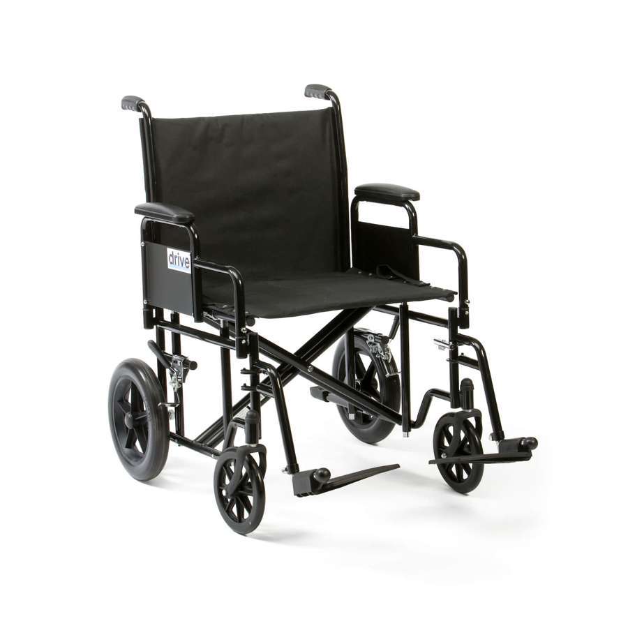 Bariatric Steel Transport Chair - Humber Mobility Centre