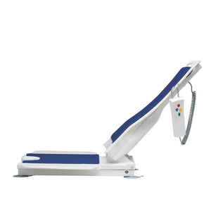 Bellavita Bathlift with blue covers - Humber Mobility Centre