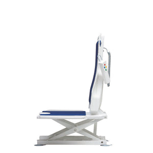 Bellavita Bathlift with blue covers - Humber Mobility Centre