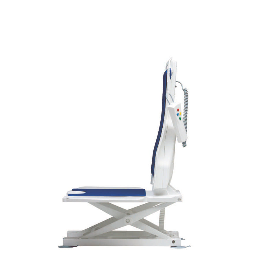 Bellavita Bathlift with blue covers - Humber Mobility Centre