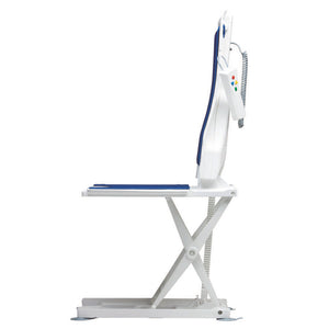 Bellavita Bathlift with blue covers - Humber Mobility Centre