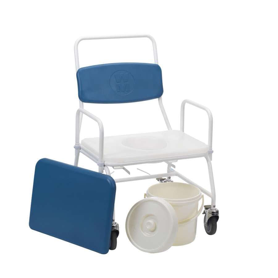 Birstall Bariatric Mobile Commode with 4 Brake Castors - Humber Mobility Centre