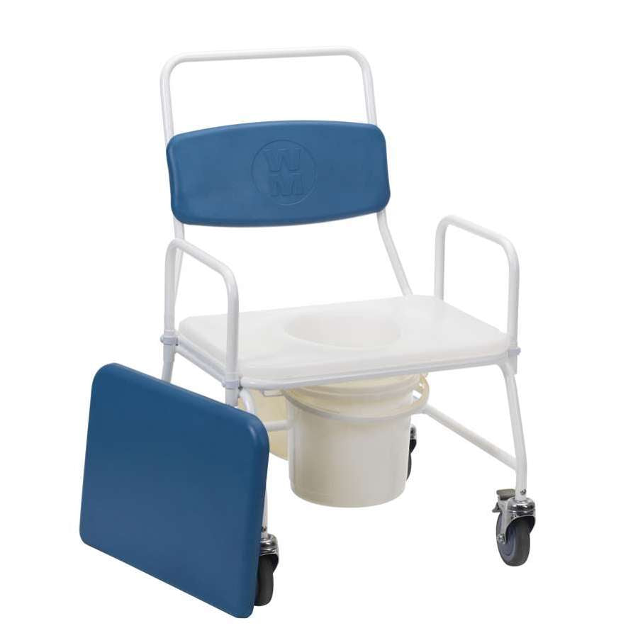 Birstall Bariatric Mobile Commode with 4 Brake Castors - Humber Mobility Centre