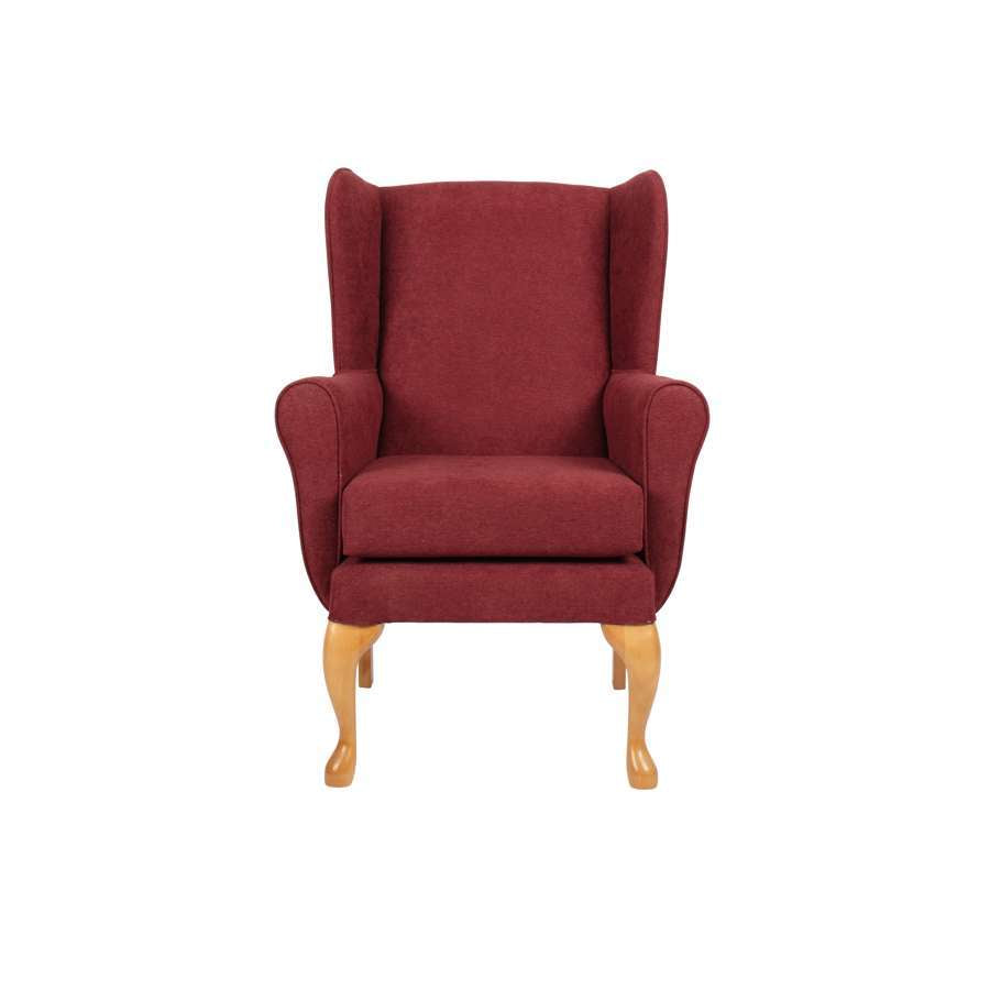 Queen Anne Chair (Brick) High Back Chair - Humber Mobility Centre