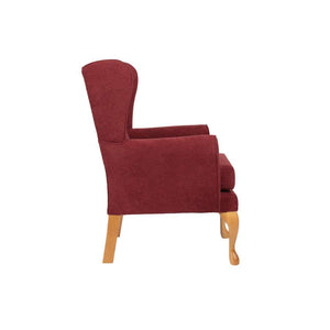 Queen Anne Chair (Brick) High Back Chair - Humber Mobility Centre