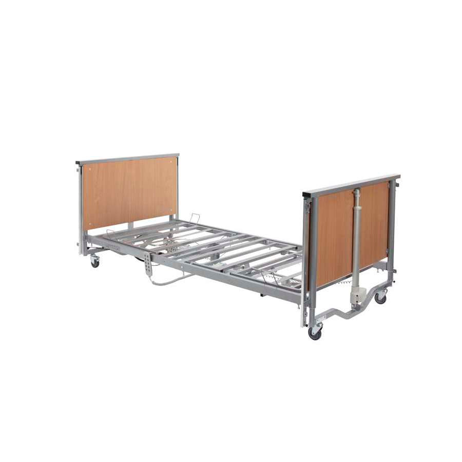 Casa Elite Home Care Bed Low in Beech without Side Rails - Humber Mobility Centre