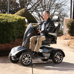 Drive Cobra 8mph Mobility Scooter (Silver) - Humber Mobility Centre