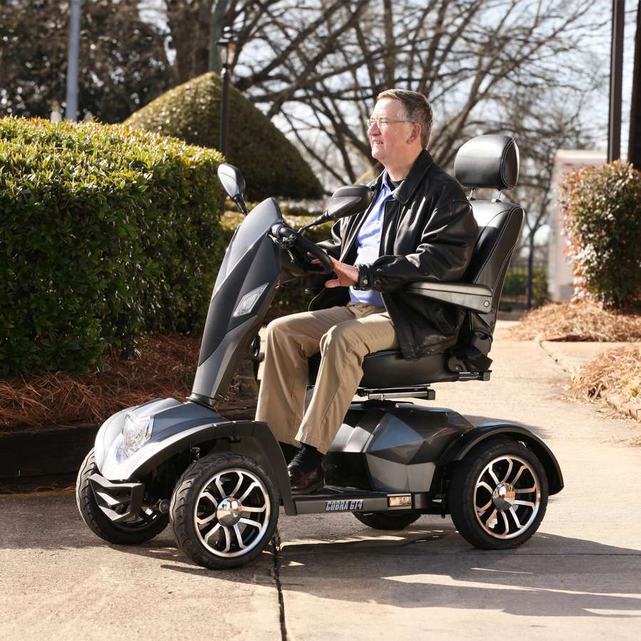 Drive Cobra 8mph Mobility Scooter (Silver) - Humber Mobility Centre
