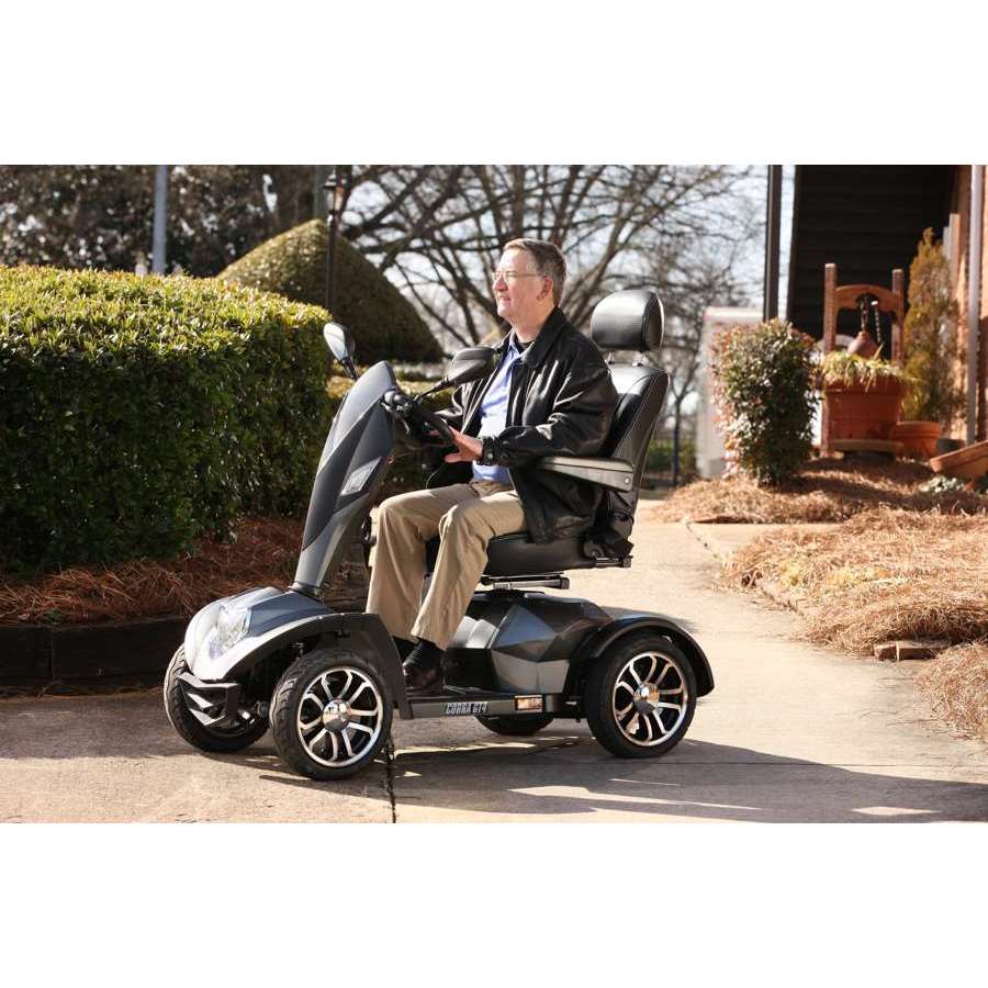 Drive Cobra 8mph Mobility Scooter (Silver) - Humber Mobility Centre