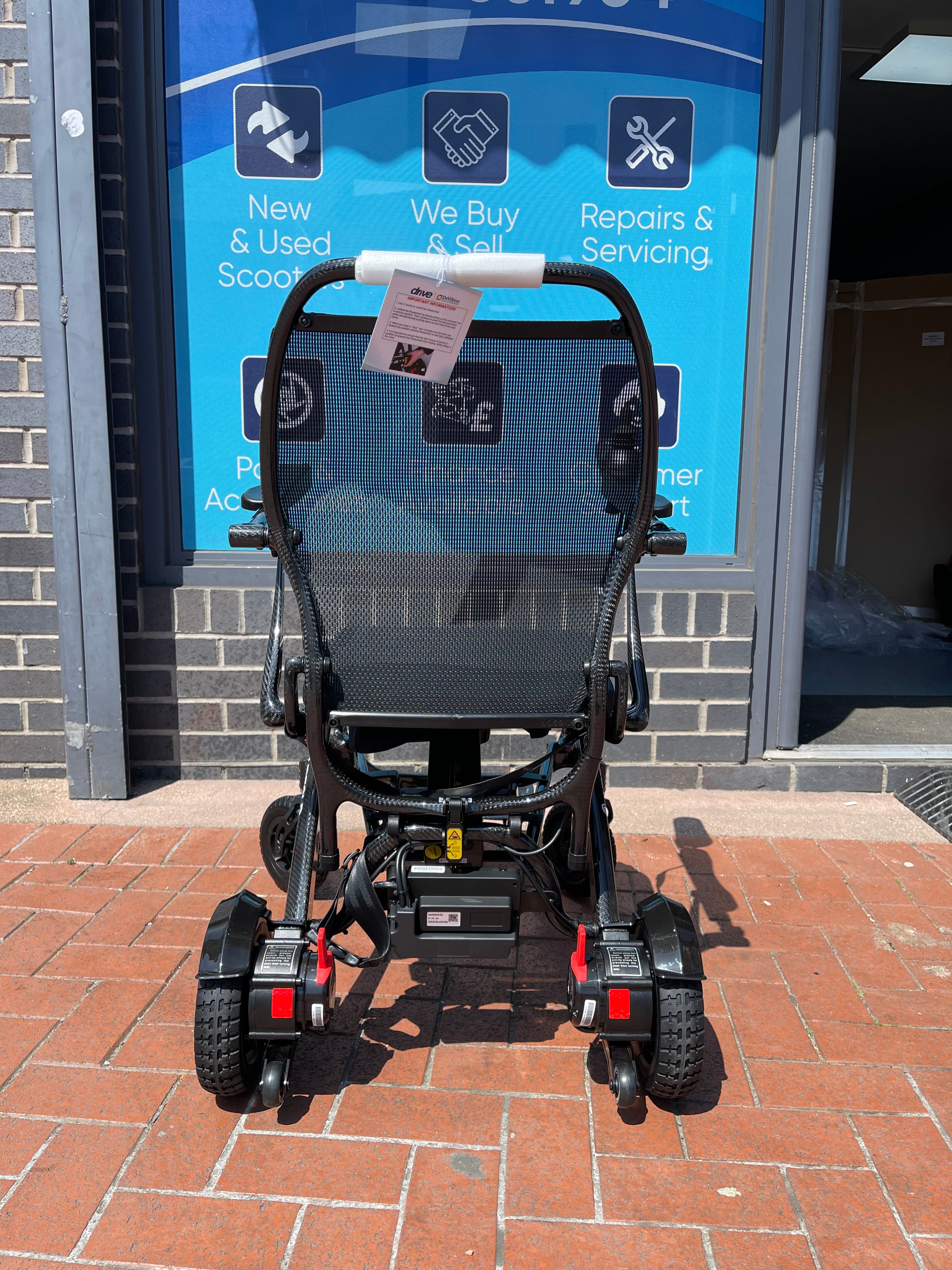 Drive AirFold Mobility Powerchair Carbon Fibre - Humber Mobility Centre