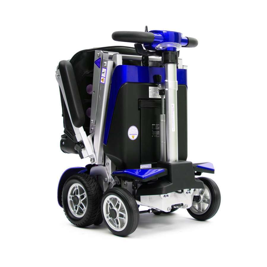 Drive AutoFold Elite Mobility Scooter (Blue) - Humber Mobility Centre