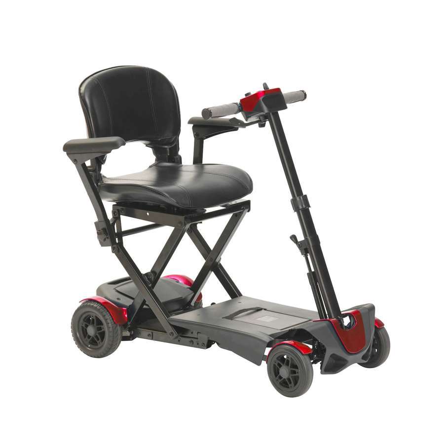 Drive AutoFold Mobility Scooter (Red) - Humber Mobility Centre