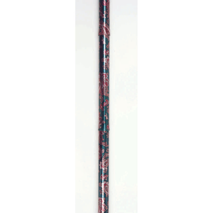 Folding Cane with Strap (Amoeba Green) - Humber Mobility Centre