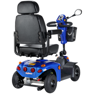 FreeRider Mayfair 4 Evolution Electric Mobility Scooter Blue 4mph - Humber Mobility Centre