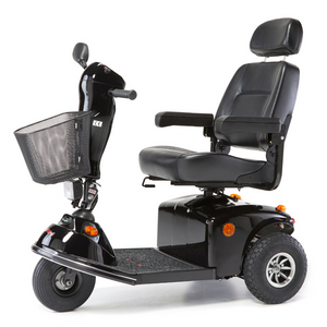 FreeRider Knightsbridge 3 wheel Electric Mobility scooter 6mph Black - Humber Mobility Centre