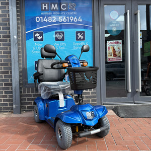 HMC 8 Series Midi 850M Blue Electric Mobility Scooter 8mph - Humber Mobility Centre