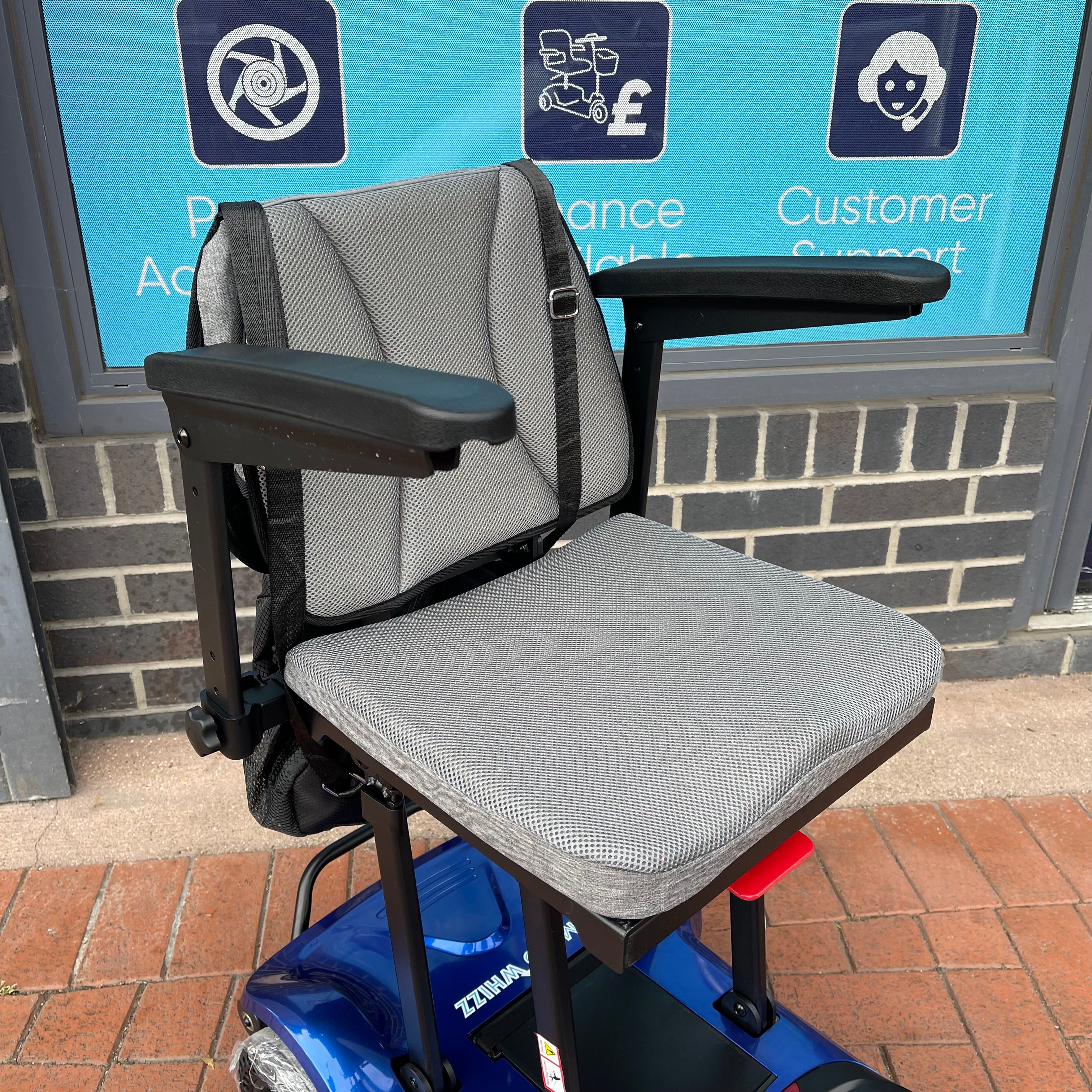 HMC Mojo Whizz Air Folding Mobility Scooter 4mph - Humber Mobility Centre