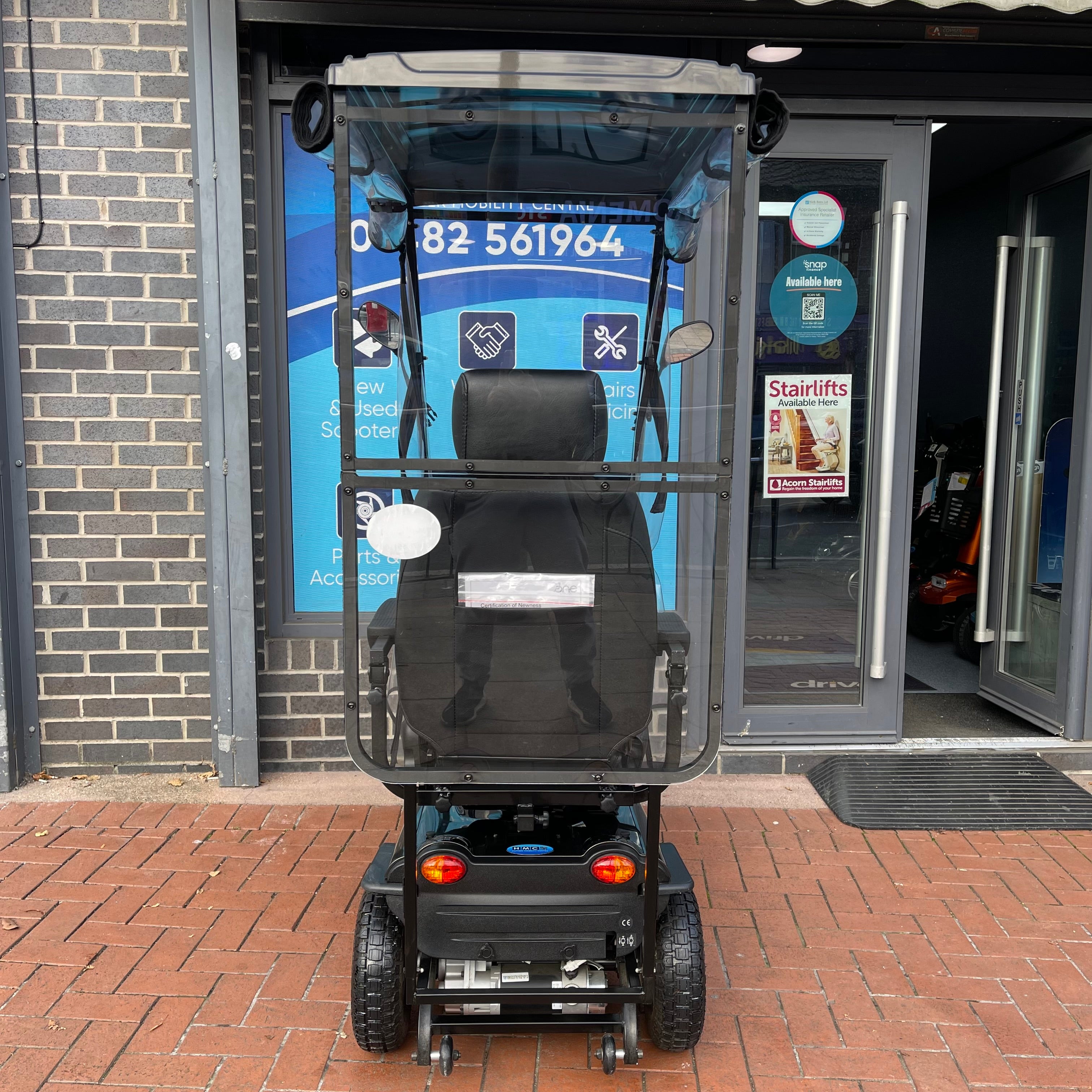 One Rehab Omega 8 Mobility Scooter With Canopy Ex Demo - Humber Mobility Centre