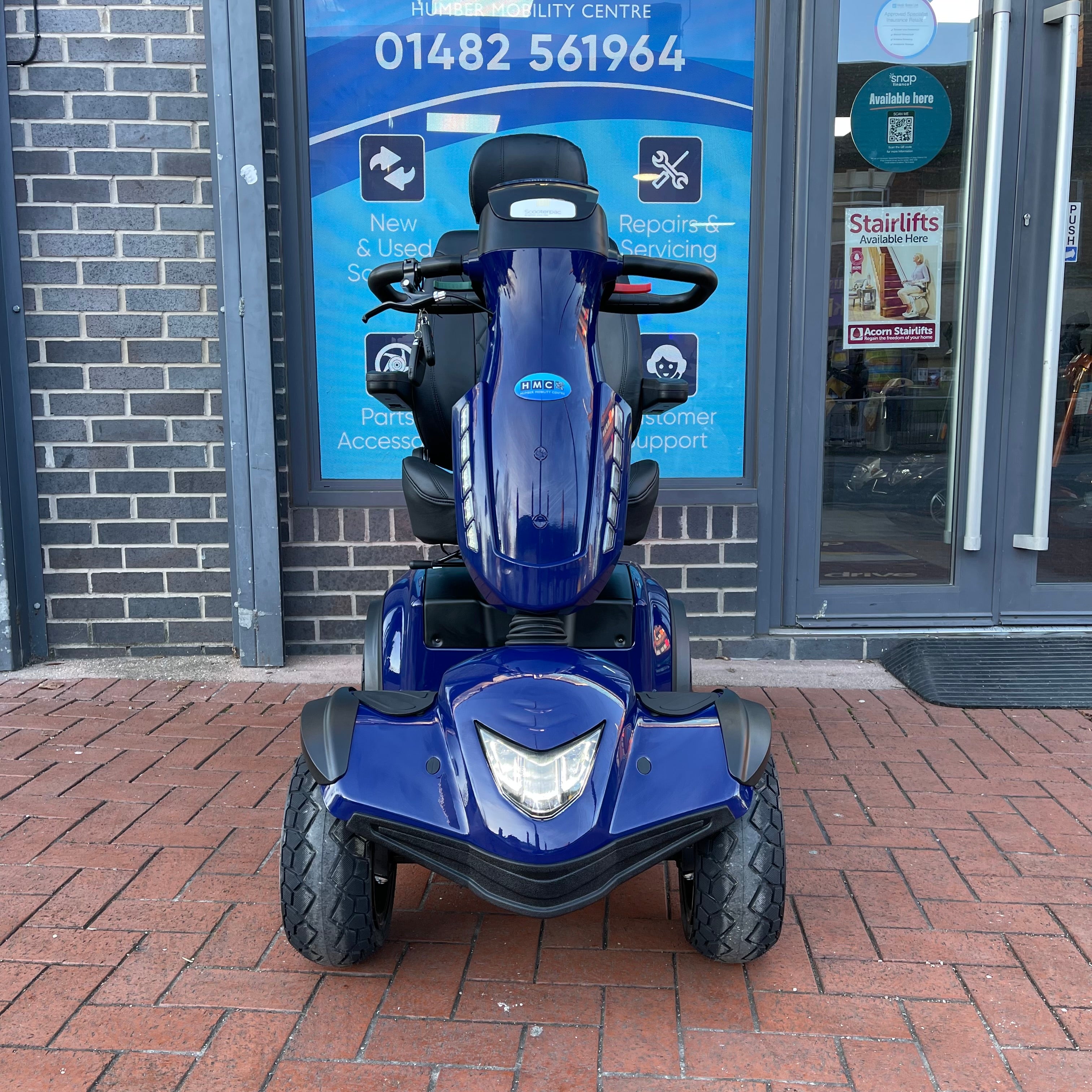 Scooterpac Ignite Sport Mobility Scooter 8mph - Humber Mobility Centre