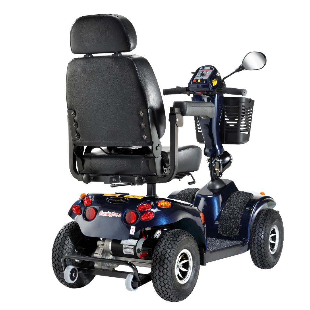 FreeRider Kensington S All Terrain Blue Electric Mobility Scooter 8mph - Humber Mobility Centre
