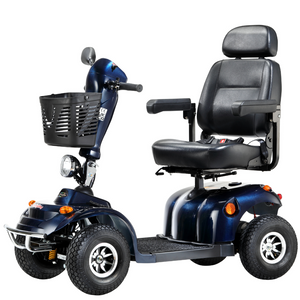 FreeRider Kensington S All Terrain Blue Electric Mobility Scooter 8mph - Humber Mobility Centre