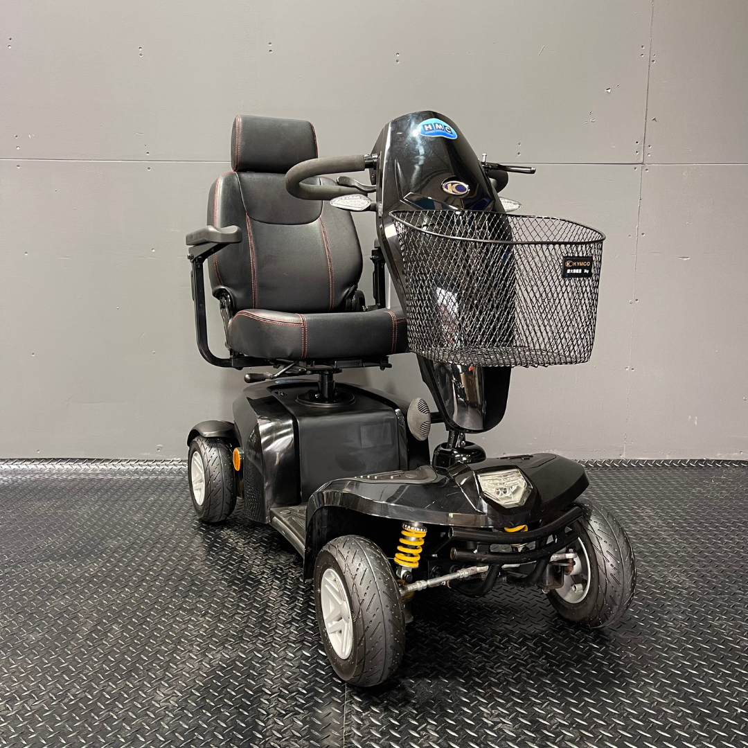 Kymco Komfy 8 Mid Size Black Electric Mobility Scooter 8mph - Humber Mobility Centre