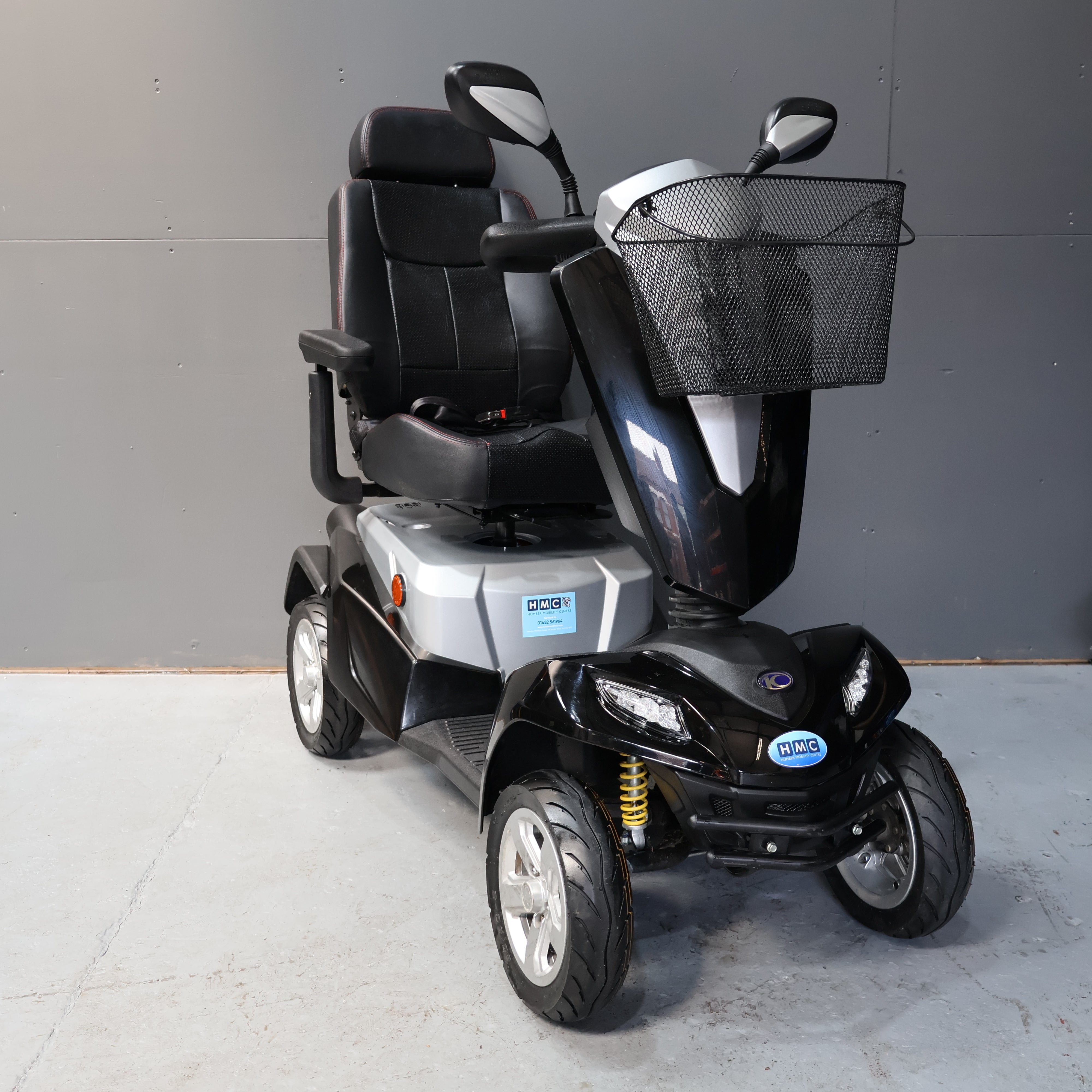 Kymco Maxer Electric Mobility Scooter All Terrain Black 8mph