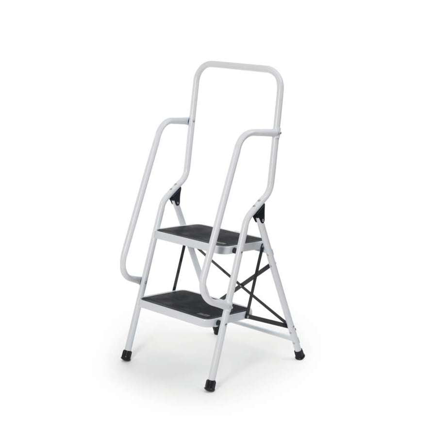 2 Step Safety Ladder with Handrail - Humber Mobility Centre