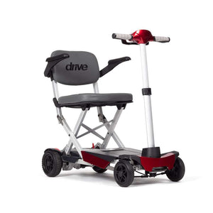 Drive Manual Fold+ Mobility Scooter (Red) - Humber Mobility Centre