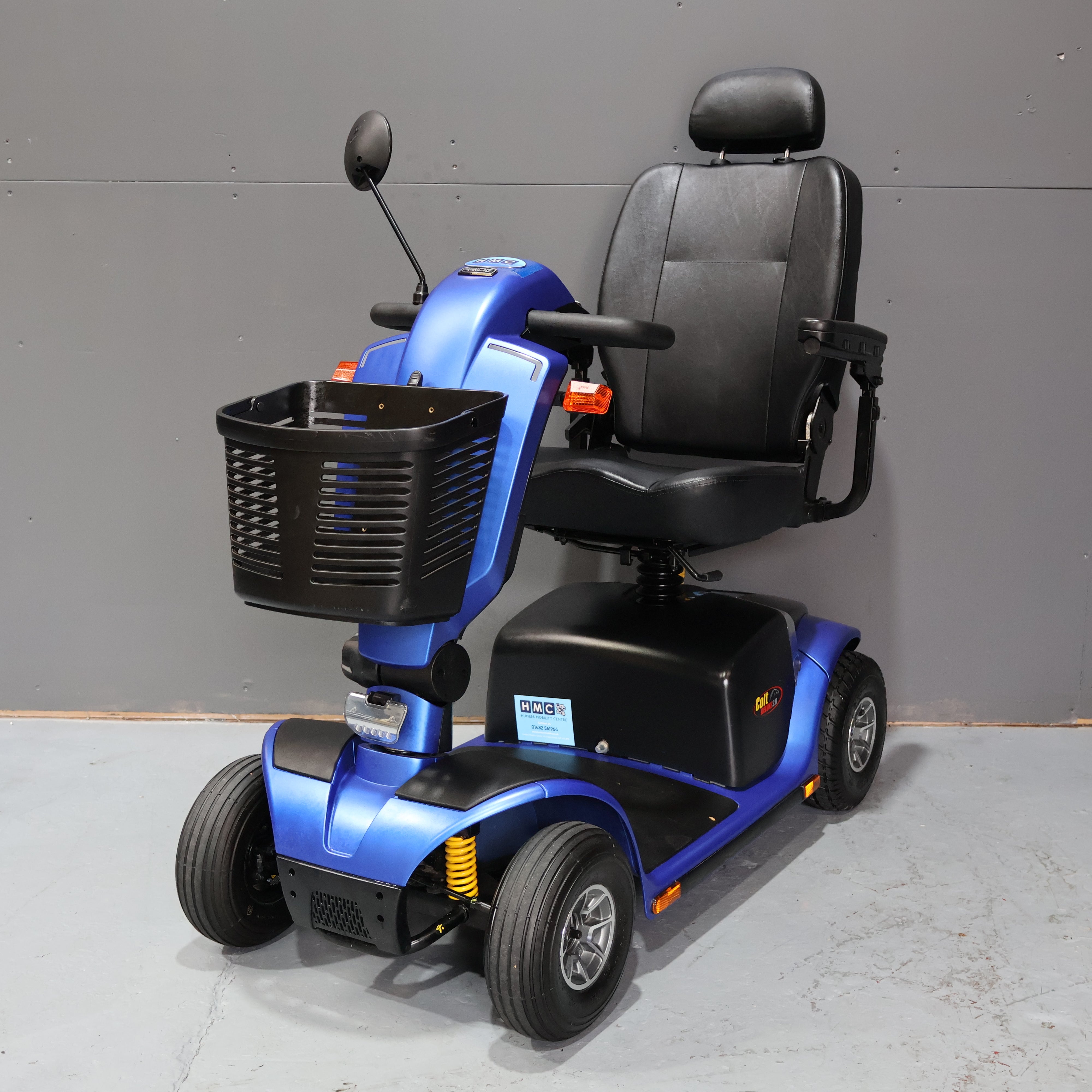 Pride Colt Deluxe 2.0 Mid Size Electric Mobility Scooter 6.25mph - Humber Mobility Centre