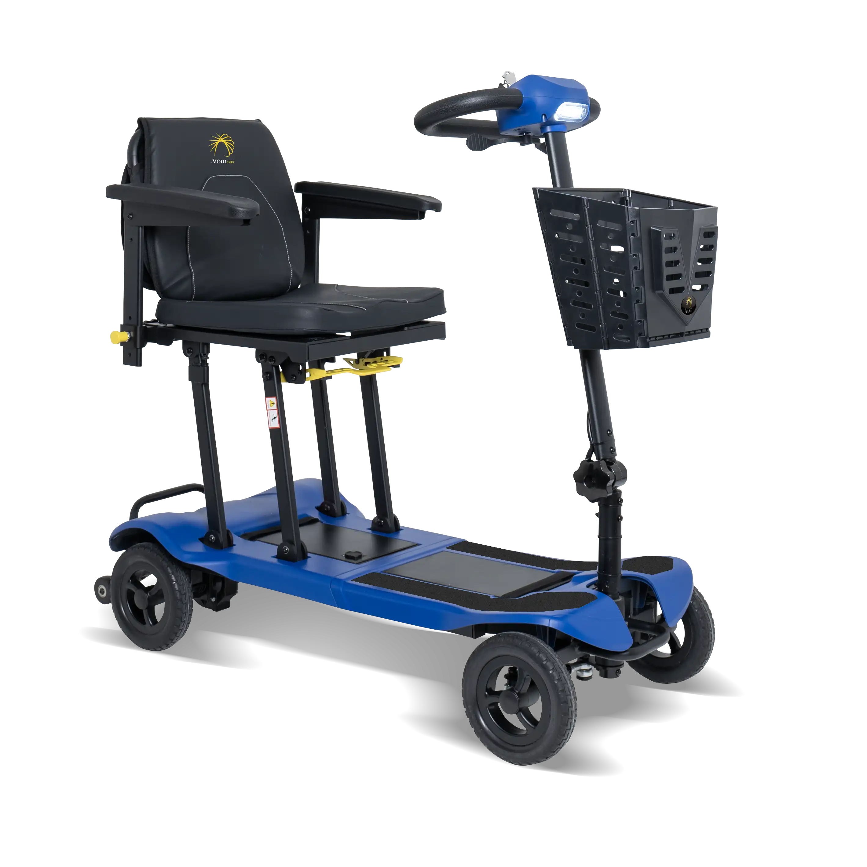 Scooterpac Atom Fold Lightweight Mobility Scooter 4mph - Humber Mobility Centre