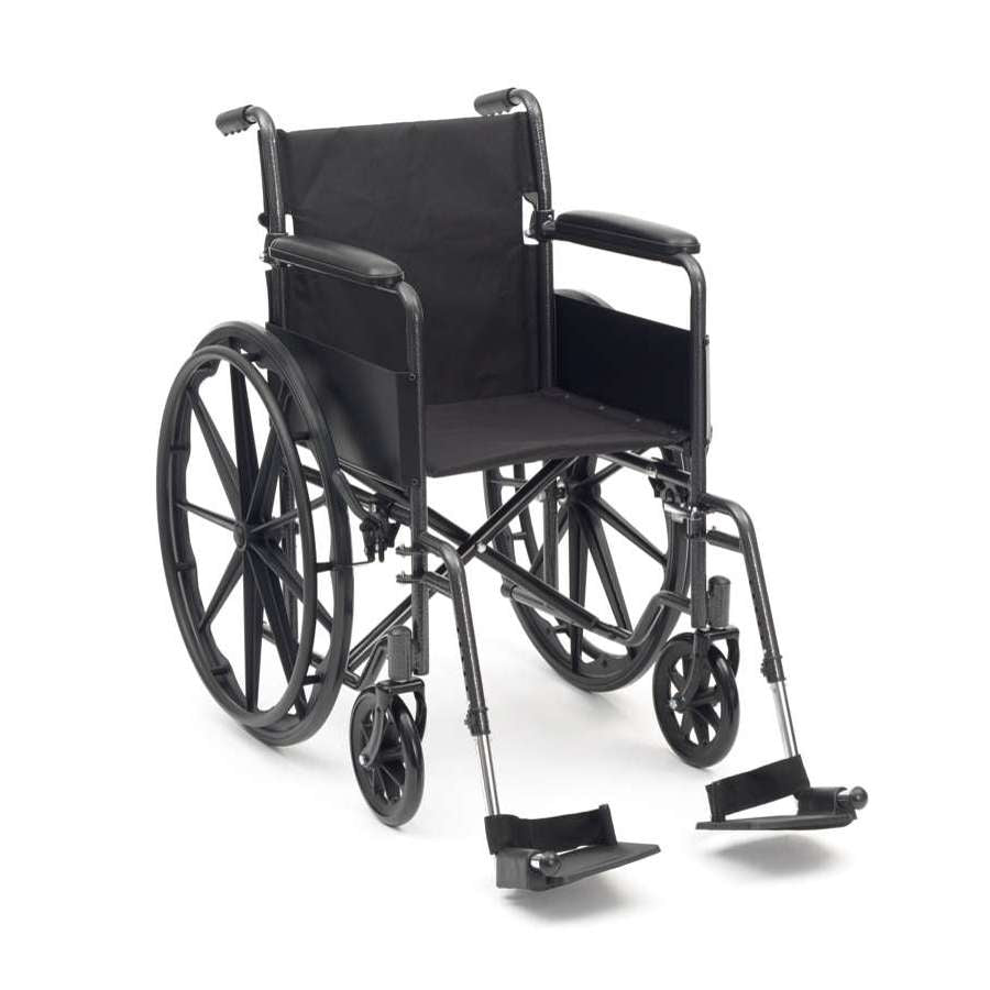 Silver Sport with Half Fold Back (18") - No Logo - Humber Mobility Centre
