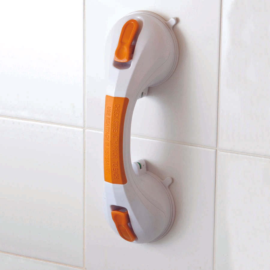 Orange Suction Cup Grab Bar - Humber Mobility Centre