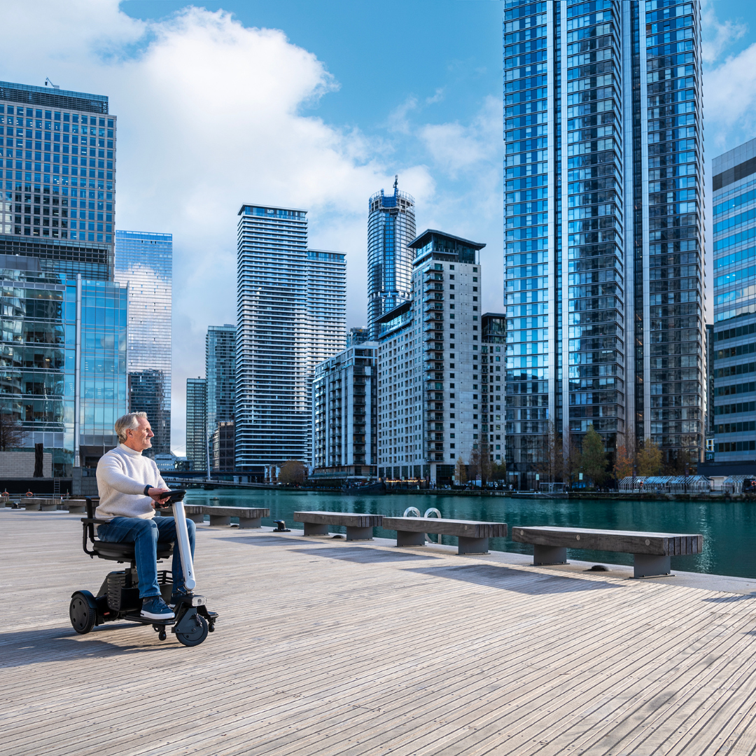 TGA Whill R 3 Lightweight 4mph Wheel Electric Mobility Scooter - Humber Mobility Centre