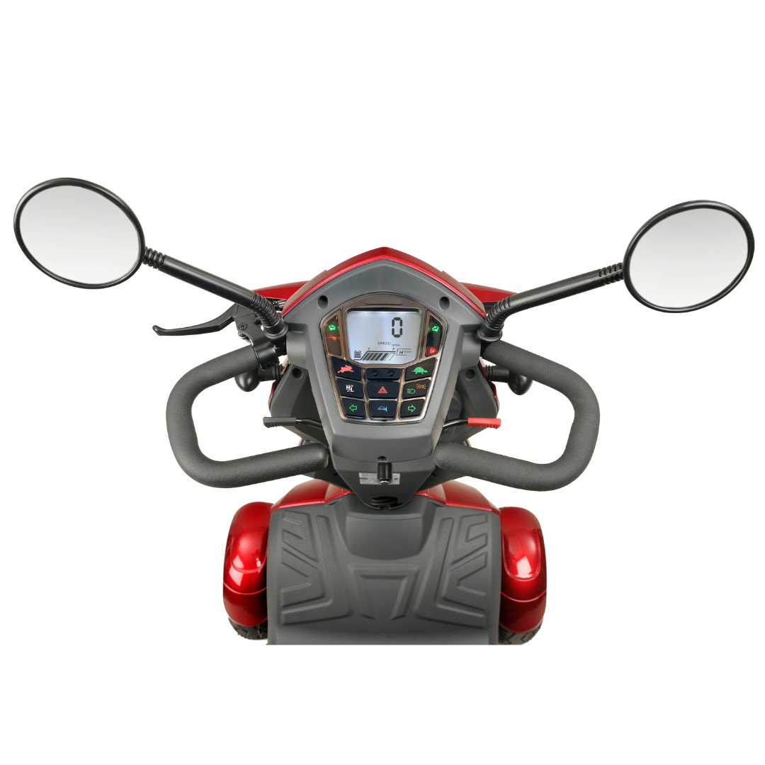 TGA Vita Lite Mid Size Red Electric Mobility Scooter 6mph - Humber Mobility Centre