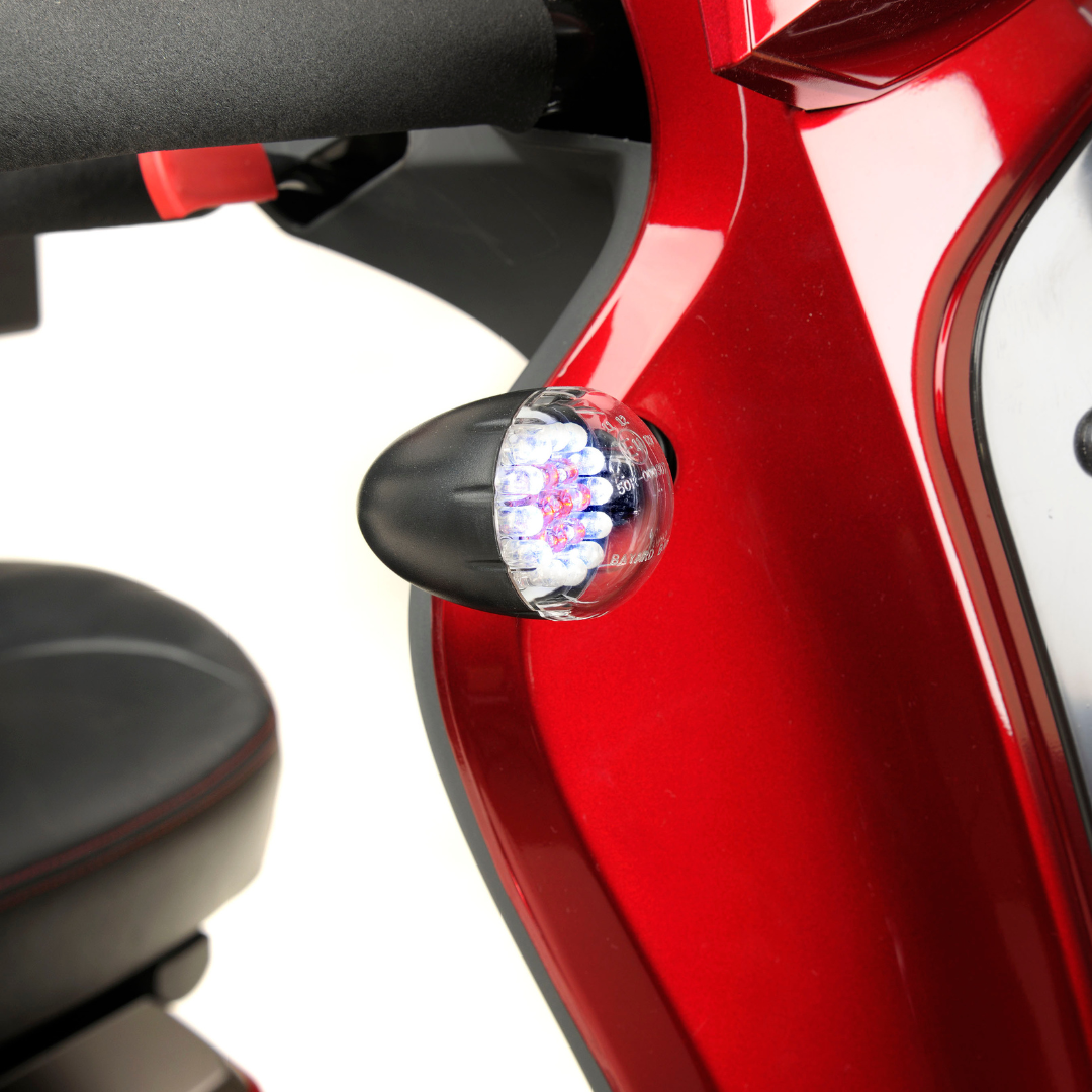 TGA Vita Lite Mid Size Red Electric Mobility Scooter 6mph - Humber Mobility Centre