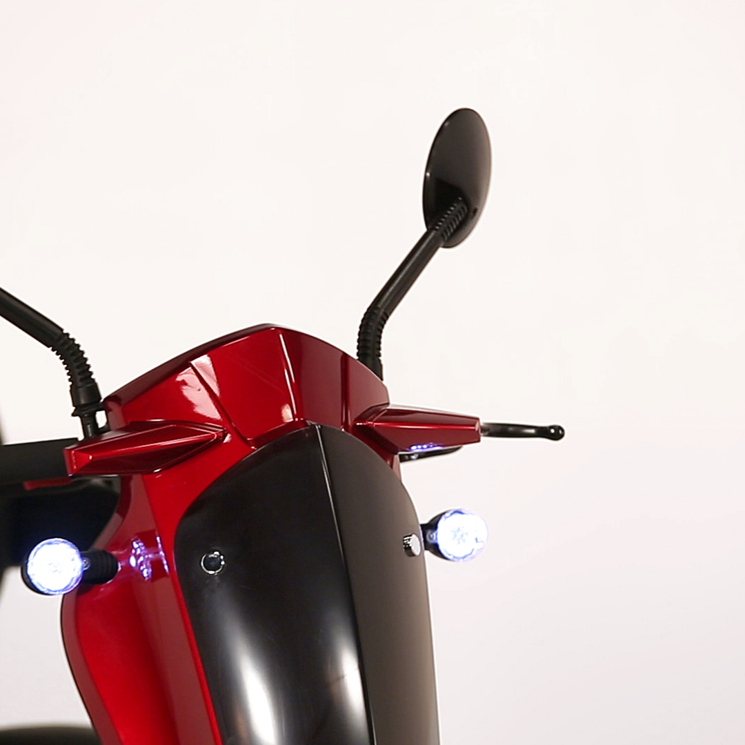 TGA Vita Lite Mid Size Red Electric Mobility Scooter 6mph - Humber Mobility Centre